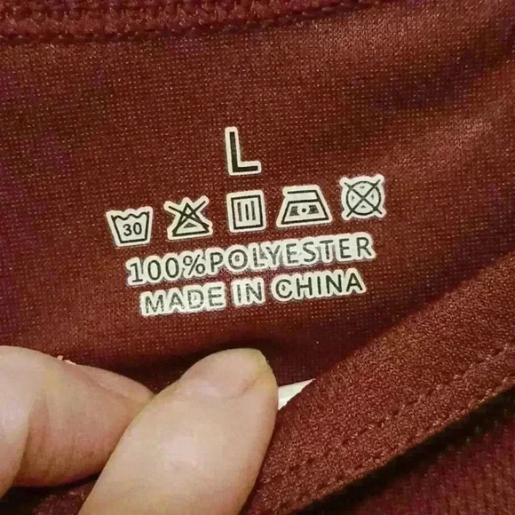 NWOT Handmade "Dogs Are Good" Maroon Short Sleeve Unisex Tee - Size L - Picture 3 of 4